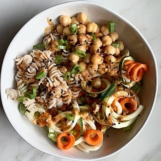 Almond Butter Noodle Bowl