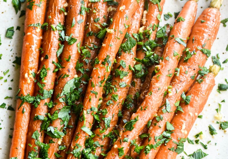 honey ginger carrots